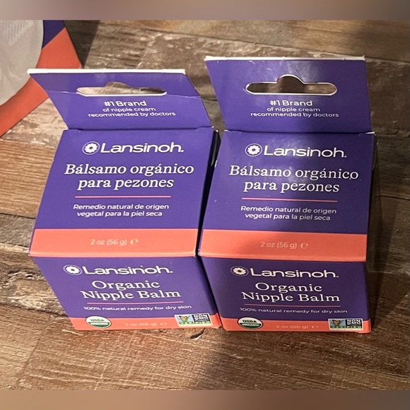 Lansinoh Stay Dry Disposable Nursing Pads & 2 Jars Of Organic Nipple Cream New! - Picture 3 of 12